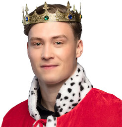 Korona Króla złota - 1 szt.