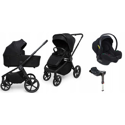 Muuvo Five wózek wielofunkcyjny, zestaw 4w1 Black Cosmo