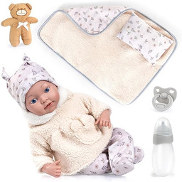 Bayer Design 93827AN Lalka bobas Reborn, realistyczna, 38