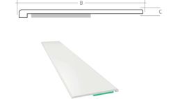 Listwa maskująca płaska samoprzylepna PCV B=70 mm gr.