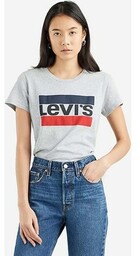 Levi&amp;apos;s t-shirt bawełniany The Perfect Tee kolor szary