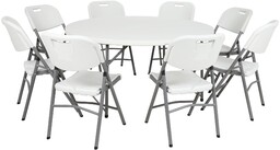 Zestaw mebli cateringowych Ø 150 cm 8+1