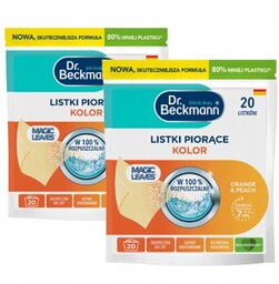 Dr. Beckmann Chusteczki/Listki Do Prania Orange&Peach - 40