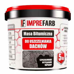 Masa bitumiczna do uszczelniania dachów Uszczelniacz dekarski 5kg