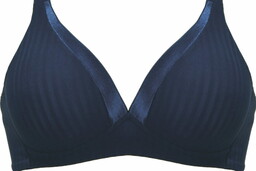 Biustonosz bez fiszbin NATURANA 5247 895 granatowy