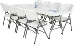 Zestaw mebli cateringowych 244 cm 8+1