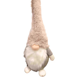 Figurka tekstylna skrzat 125 cm biało-brązowy