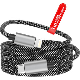 Kabel Zasilający USB-C do Lightning 27W 1m, Szybkie