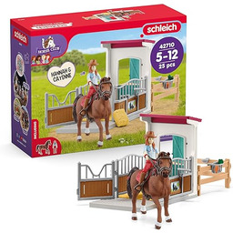 schleich HORSE CLUB Boks dla konia z Hannah