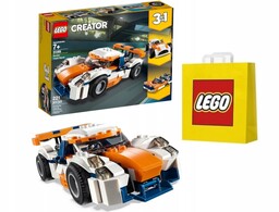 Lego Creator 3W1 Słoneczna wyścigówka 31089 torebka prezentowa