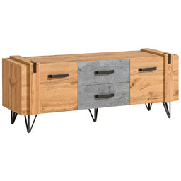 Szafka pod telewizor RTV na nóżkach loft Lofter