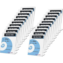 TUKA-i-AKUT Akrylowy stojak na znaki, 20 x A4,