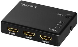 Logilink Przełącznik Switch 3x1 HDMI, 1080p 60Hz,