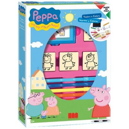 MULTIPRINT Zestaw kreatywny Świnka Peppa Pieczątki 043-27875