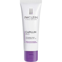 Iwostin Capillin Duo, liftingujący krem na naczynka SPF