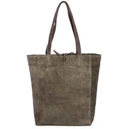 Worek skórzany taupe W18