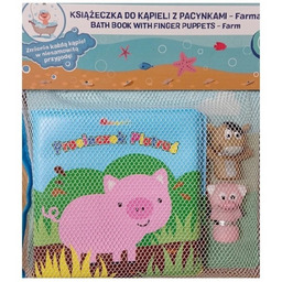 Książeczka do kąpieli z pacynkami FARMA Elefun 2+