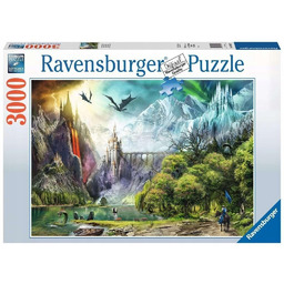 Puzzle 3000 Panowanie Smoków, Ravensburger