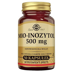 SOLGAR Mio-Inozytol, 50 kapsułek