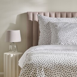 Pościel Z Mikrofibry Folmina 160x200 cm w groszki