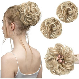 SARLA 2 szt. Messy Bun Hair Piece Updo