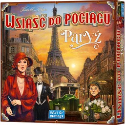 Wsiąść Do Pociągu: Paryż, gra planszowa, Rebel