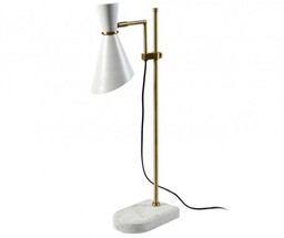 Lampa Stołowa Deluxe Gold Marmur 1