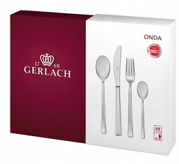 Gerlach Onda Zestaw Sztućców Ze Stali Szlachetnej Nierdzewnej