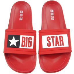 Klapki damskie Big Star DD274A267 czerwone