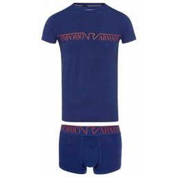 EMPORIO ARMANI UNDERWEAR ORYGINALNY KOMPLET T-SHIRT + BOKSERKI