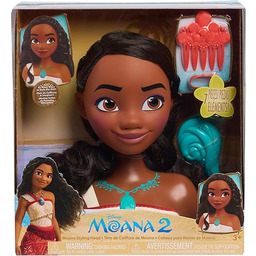 Disney Princess Moana 2 Styling Head, 7-pieces, Pretend