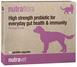 NUTRAVET Nutraflora For Dogs & Cats 48kaps -