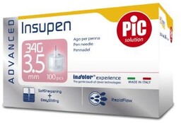 Pic Insupen Igły Do Penów, 100Szt.
