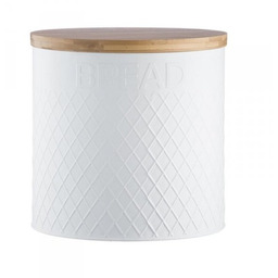 Typhoon Pojemnik na pieczywo Embossed biały z bambusem