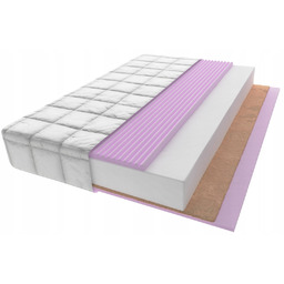 Materac 120X60 Strefowy Materac Piankowy Kokos Do Łóżeczka