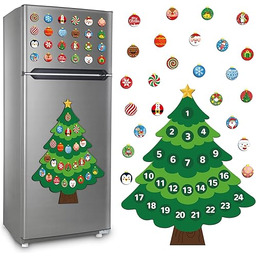 Christmas Advent Calendar Magnets 2025 Christmas Tree Refrigerator