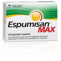Espumisan MAX, 20 kaps. - na wzdęcia