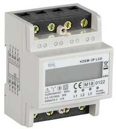 Licznik energii elektrycznej 100A 3x230/400V z wyświetlaczem KDEM-3P