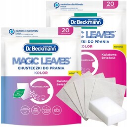 Magiczne Chusteczki Do Prania Kolorów Dr. Beckmann Listki