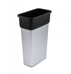 Rothopro Kosz na śmieci GEO Large 70L srebrny