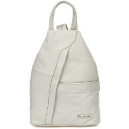 Plecak skórzany siwy Beltimore Q60