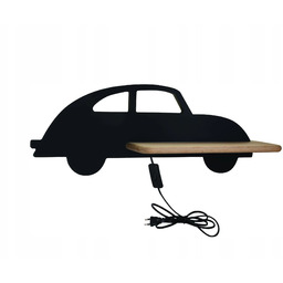 Candellux Car Kinkiet Led 4W Czarny/Jasne Drewno 4000K