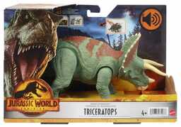 Mattel Jurassic World Dziki ryk Triceratops
