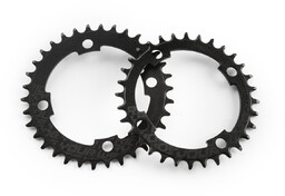 Zębatka MTB Intro, narrow-wide, aluminiowa, 34 zęby, czarna