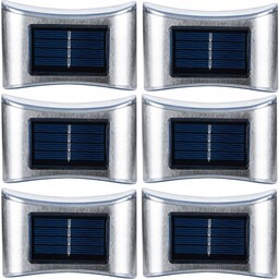 6x Lampka Ogrodowa Solarna Z Czujnikiem Zmierzchu Góra