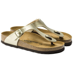 Japonki damskie Birkenstock Gizeh Birko-Flor Gold złote narrow