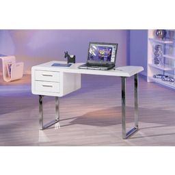 Biurko b30 białe/chrom halmar