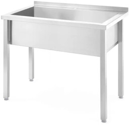 HENDI Basen nierdzewny 1-komorowy Budget Line, 100x60x85 cm