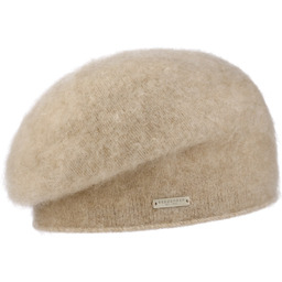 Beret Baskijski z Kaszmirem Yasola by Seeberger, beżowy,