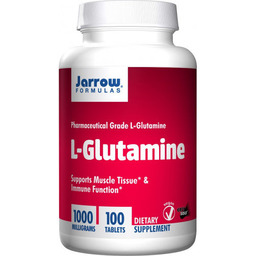 Suplement diety, Jarrow Formulas L-Glutamine 1000 mg Glutaminy